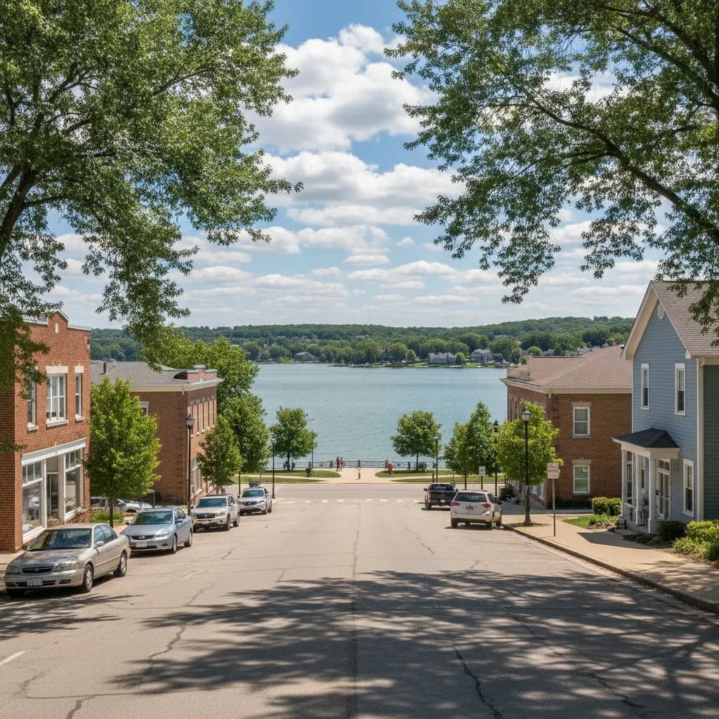 View of Lake Holiday, IL