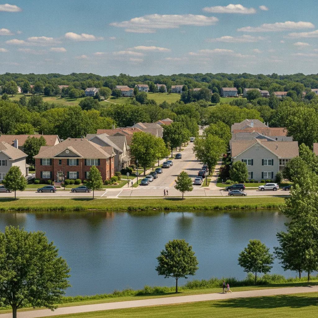 View of Lake in the Hills, IL