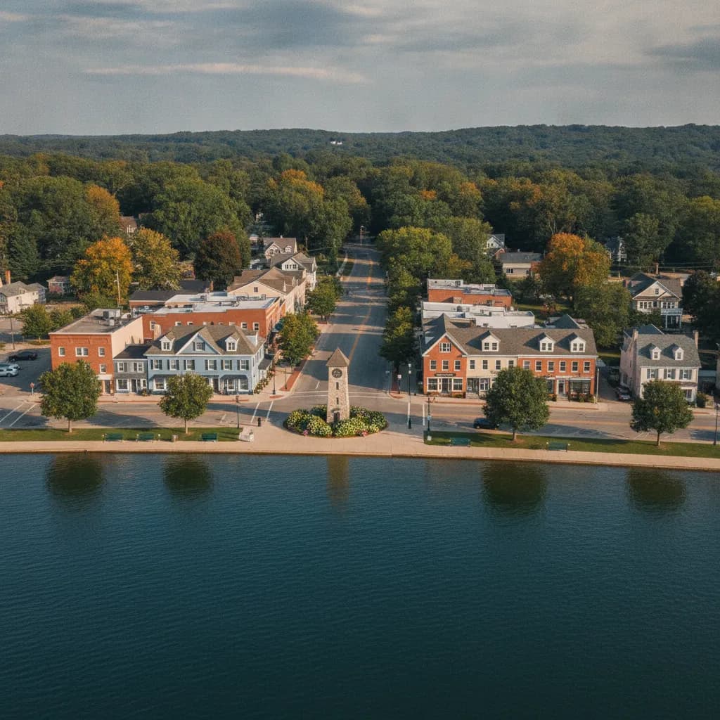 View of Lake Zurich, IL