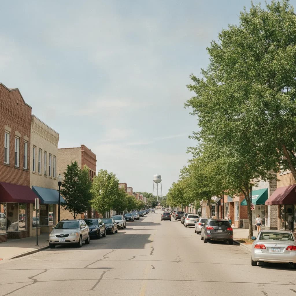 View of Lansing, IL