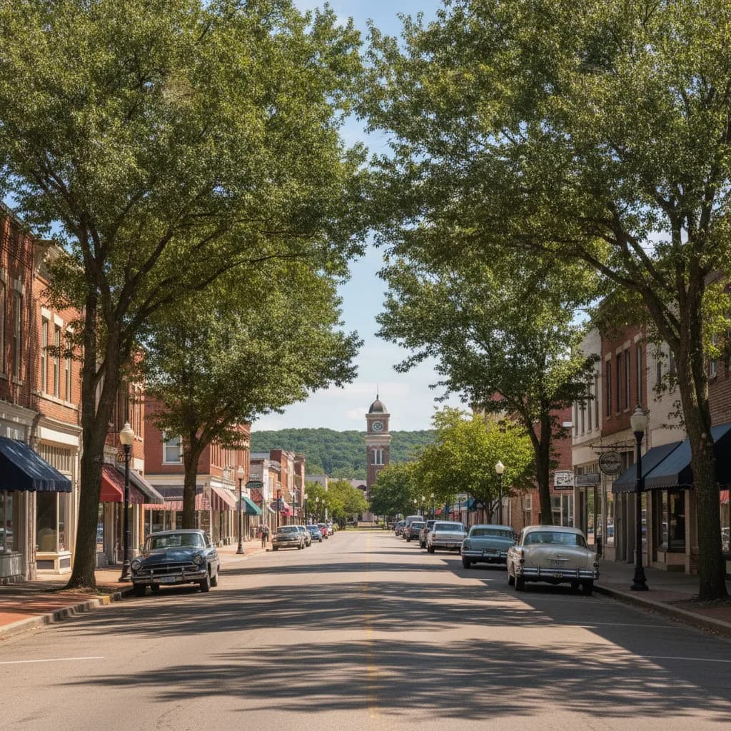 View of Lebanon, IL