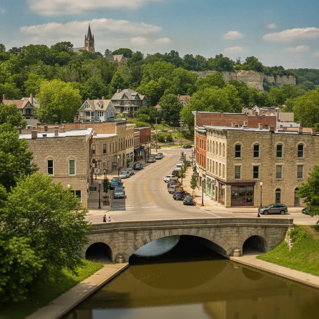 View of Lemont, IL
