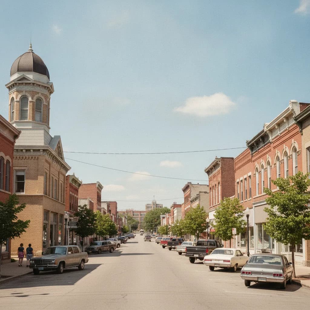 View of Macomb, IL