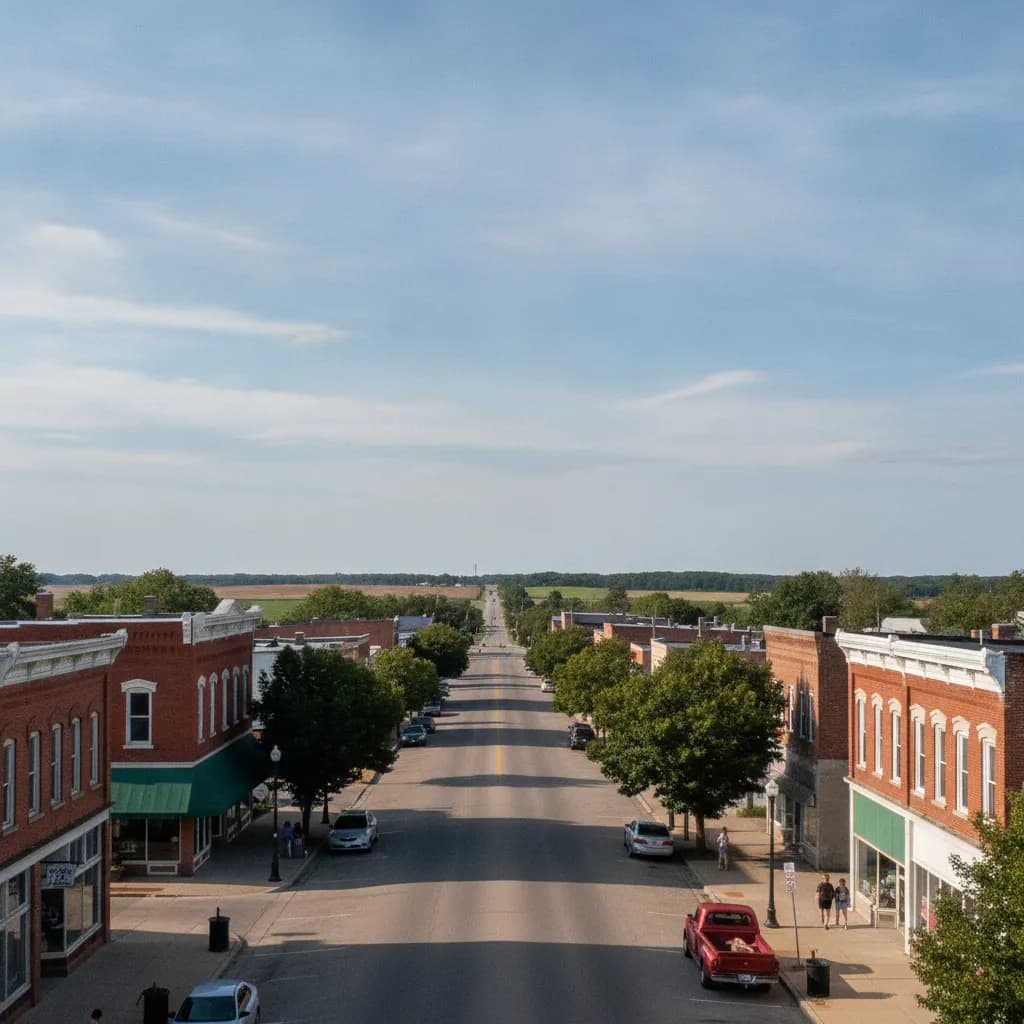 View of Marengo, IL
