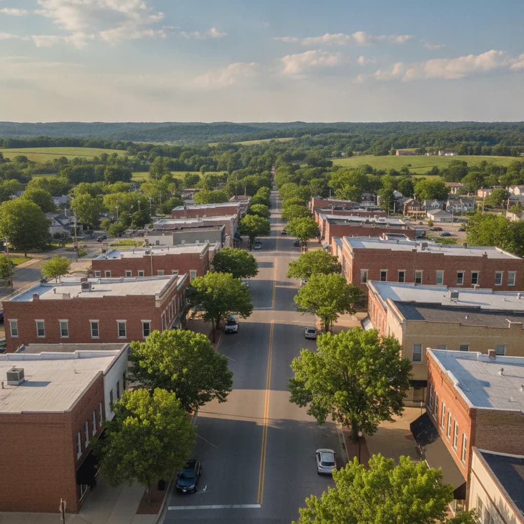 View of Maryville, IL