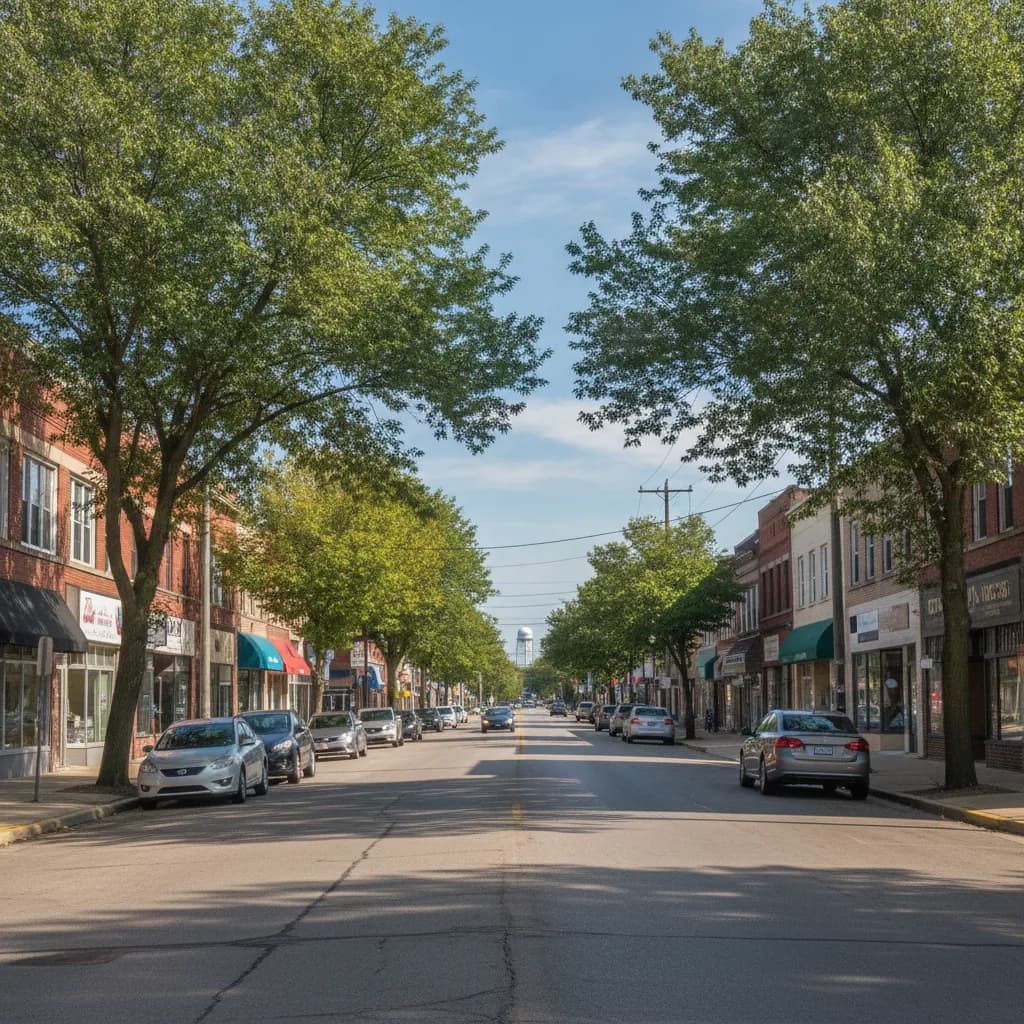 View of Melrose Park, IL