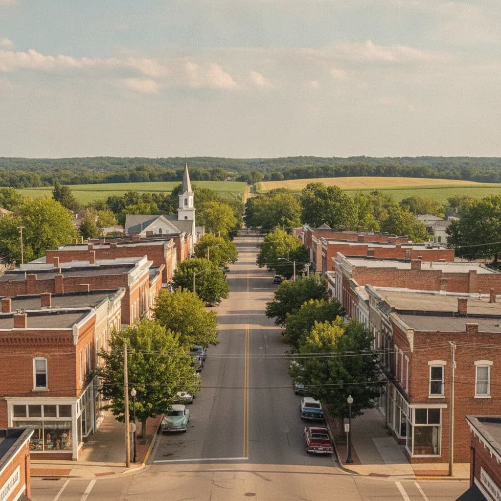 View of Millstadt, IL