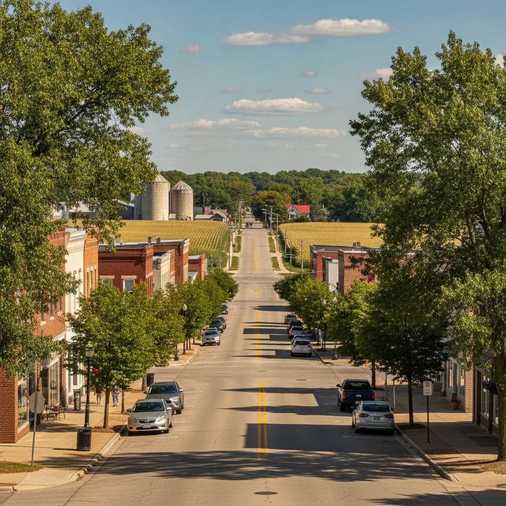 View of Minooka, IL