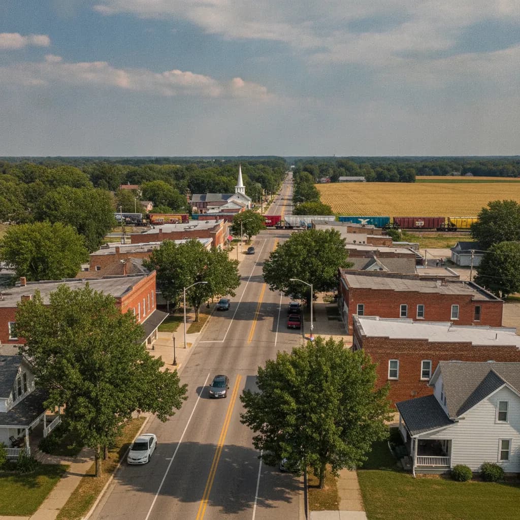 View of Monee, IL