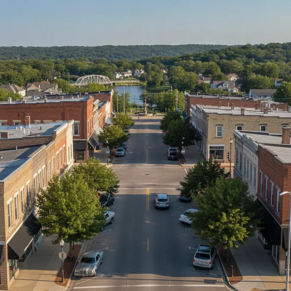 View of Montgomery, IL