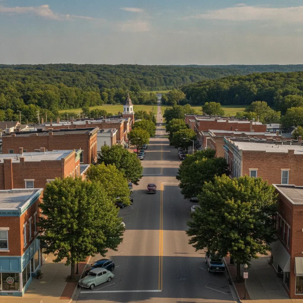 View of Morris, IL