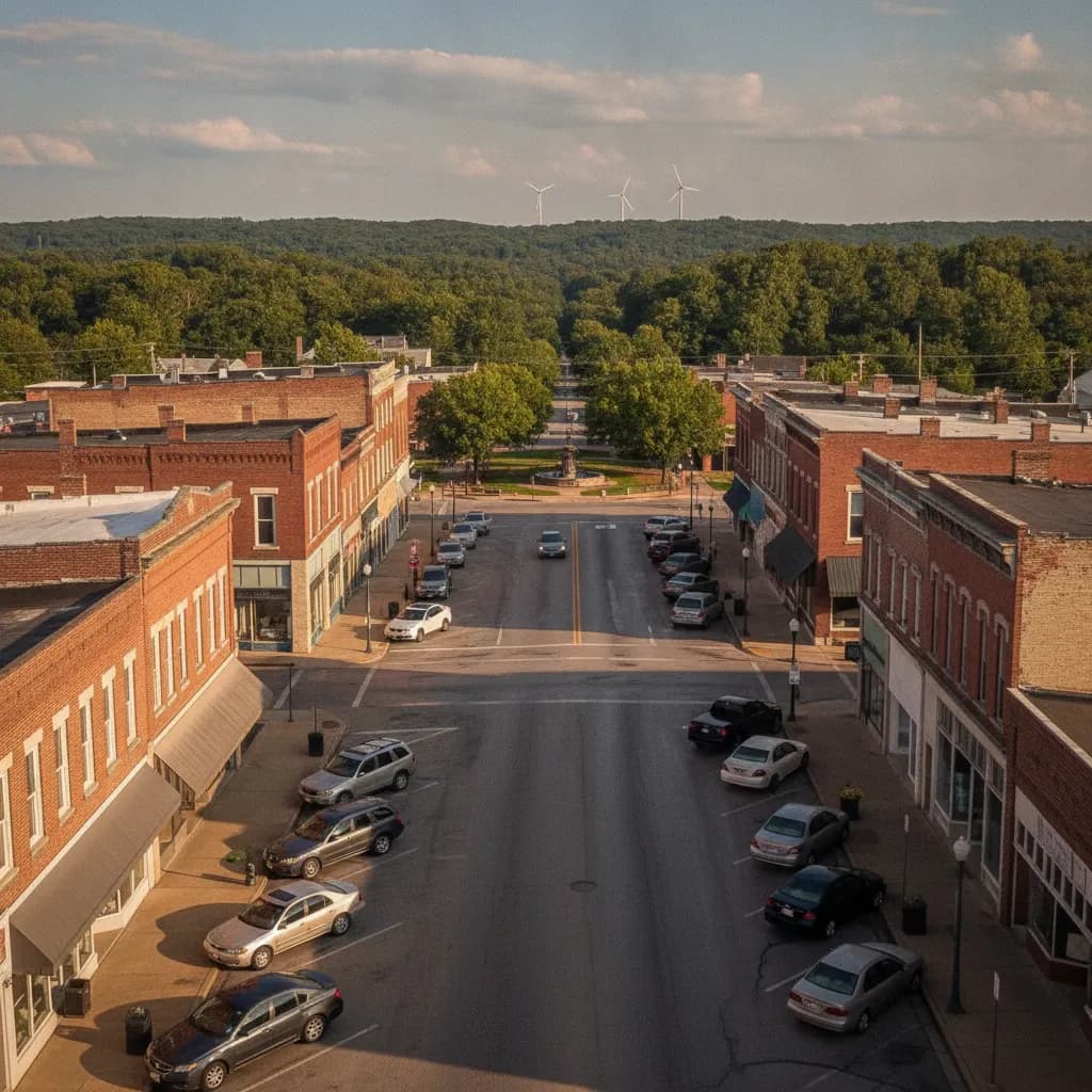 View of Mount Vernon, IL