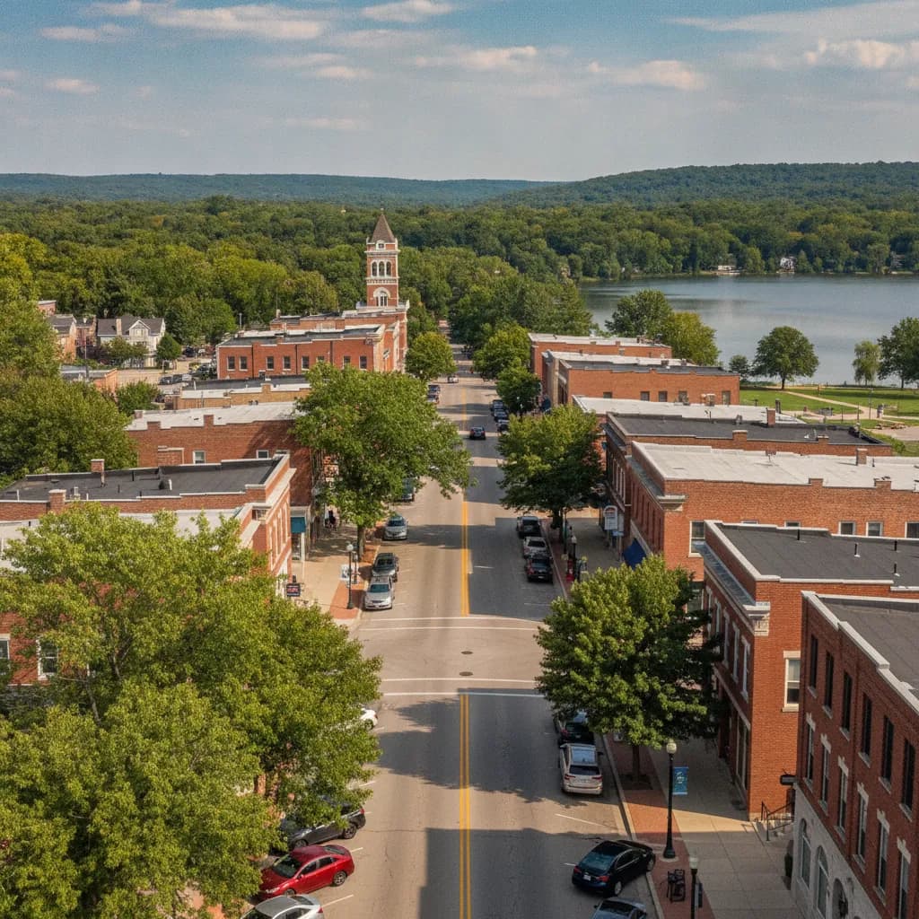 View of Mundelein, IL