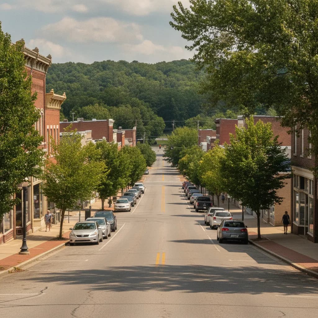 View of Murphysboro, IL