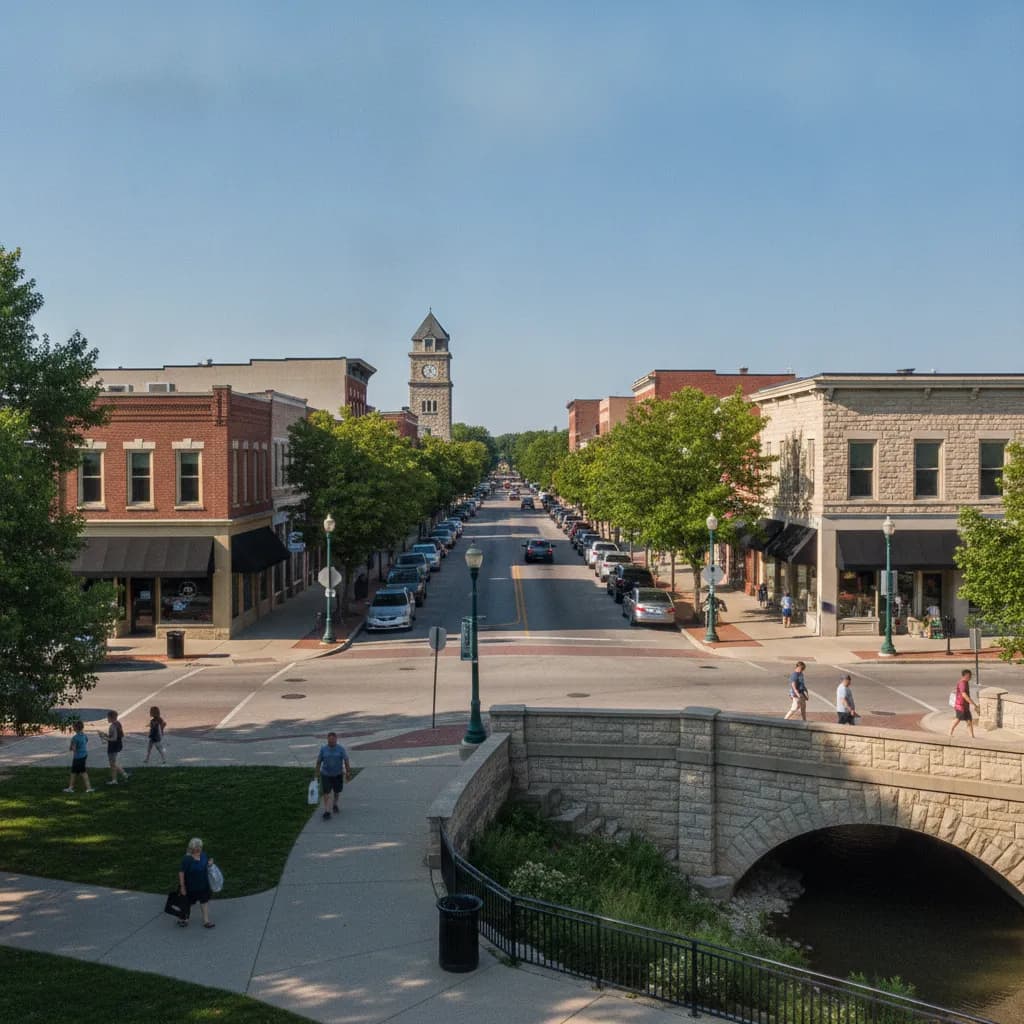 View of Naperville, IL