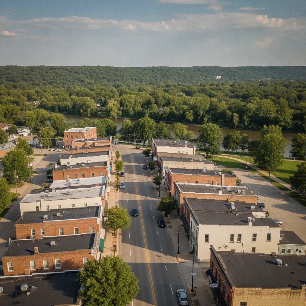 View of North Aurora, IL