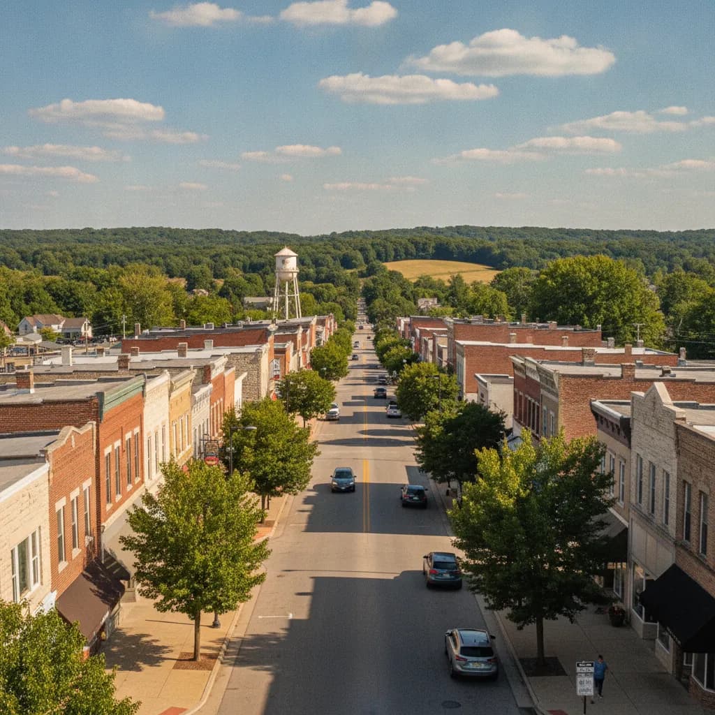 View of O'Fallon, IL