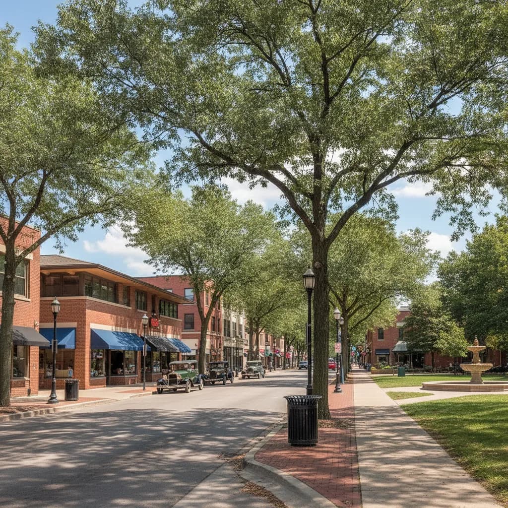 View of Oak Park, IL