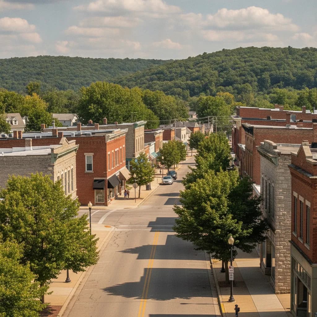 View of Oglesby, IL