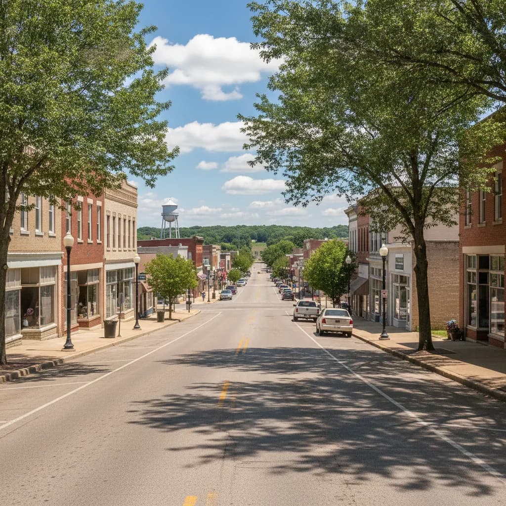 View of Olney, IL