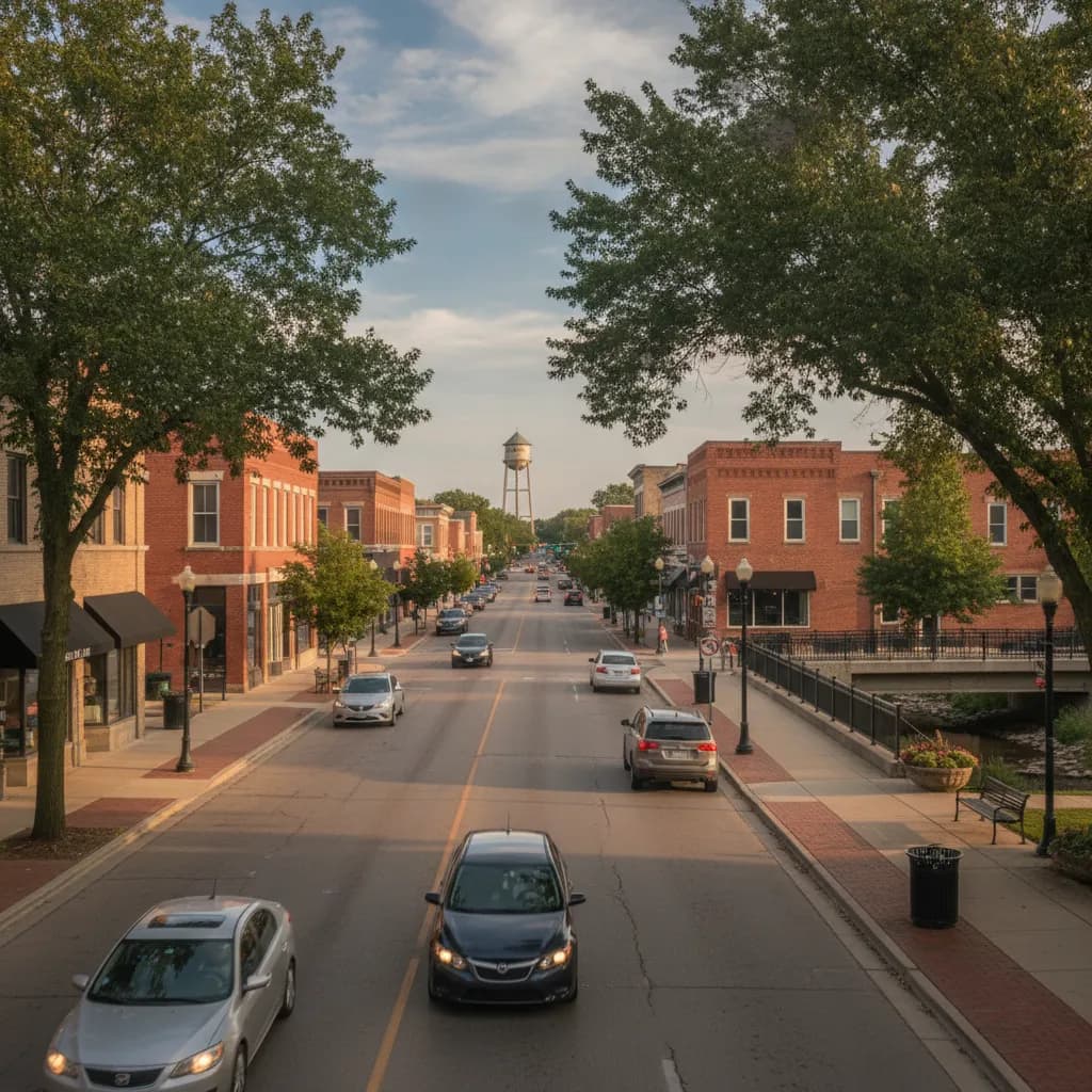 View of Palatine, IL