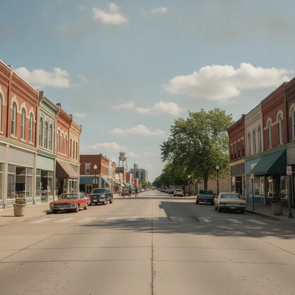 View of Pana, IL