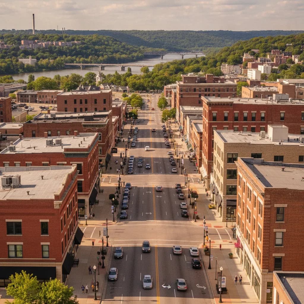 View of Peoria, IL