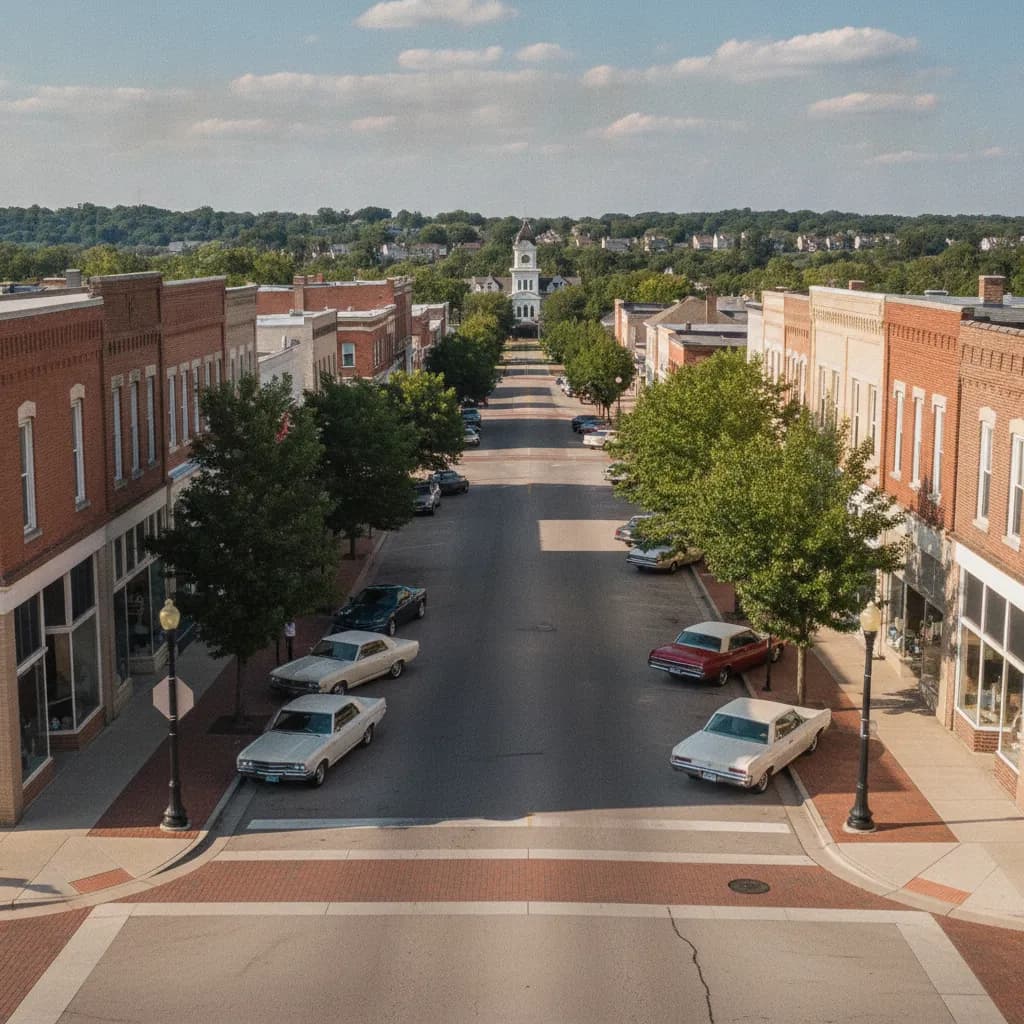 View of Plainfield, IL