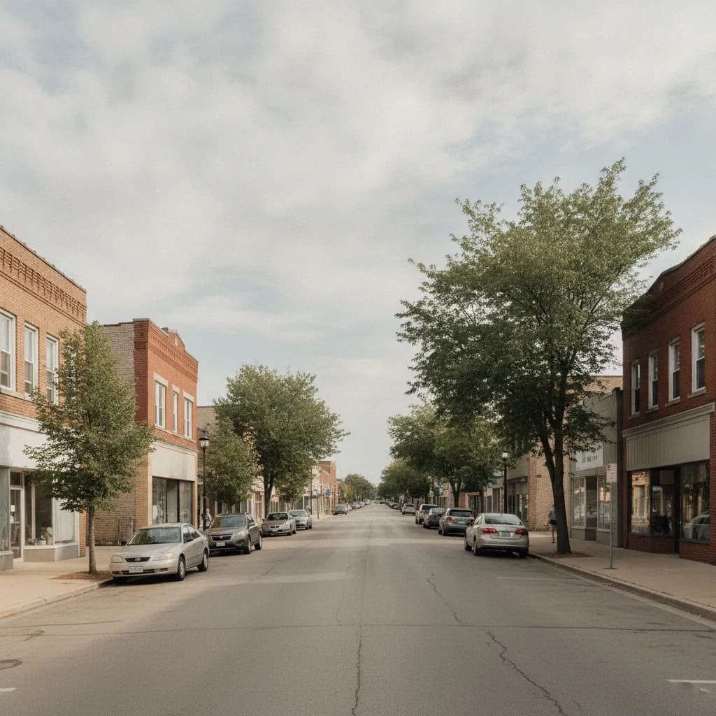 View of Posen, IL