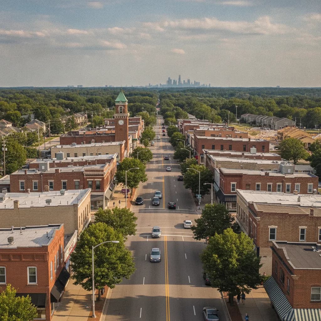 View of Richton Park, IL