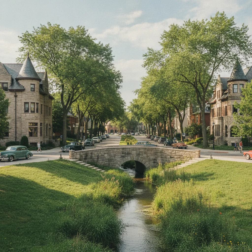 View of Riverside, IL