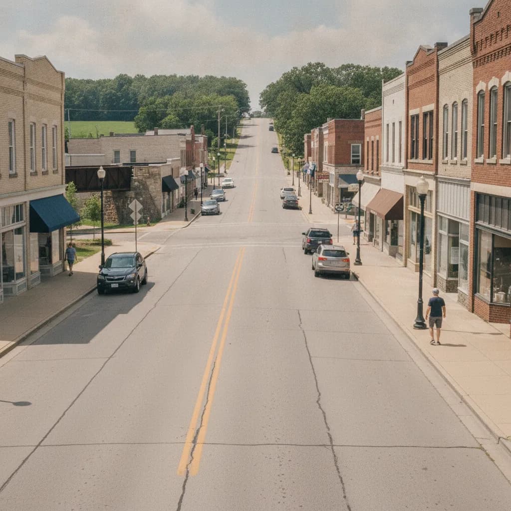 View of Rochelle, IL