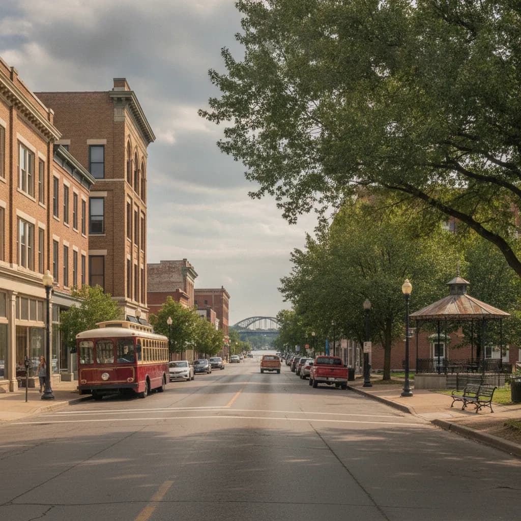 View of Rock Island, IL