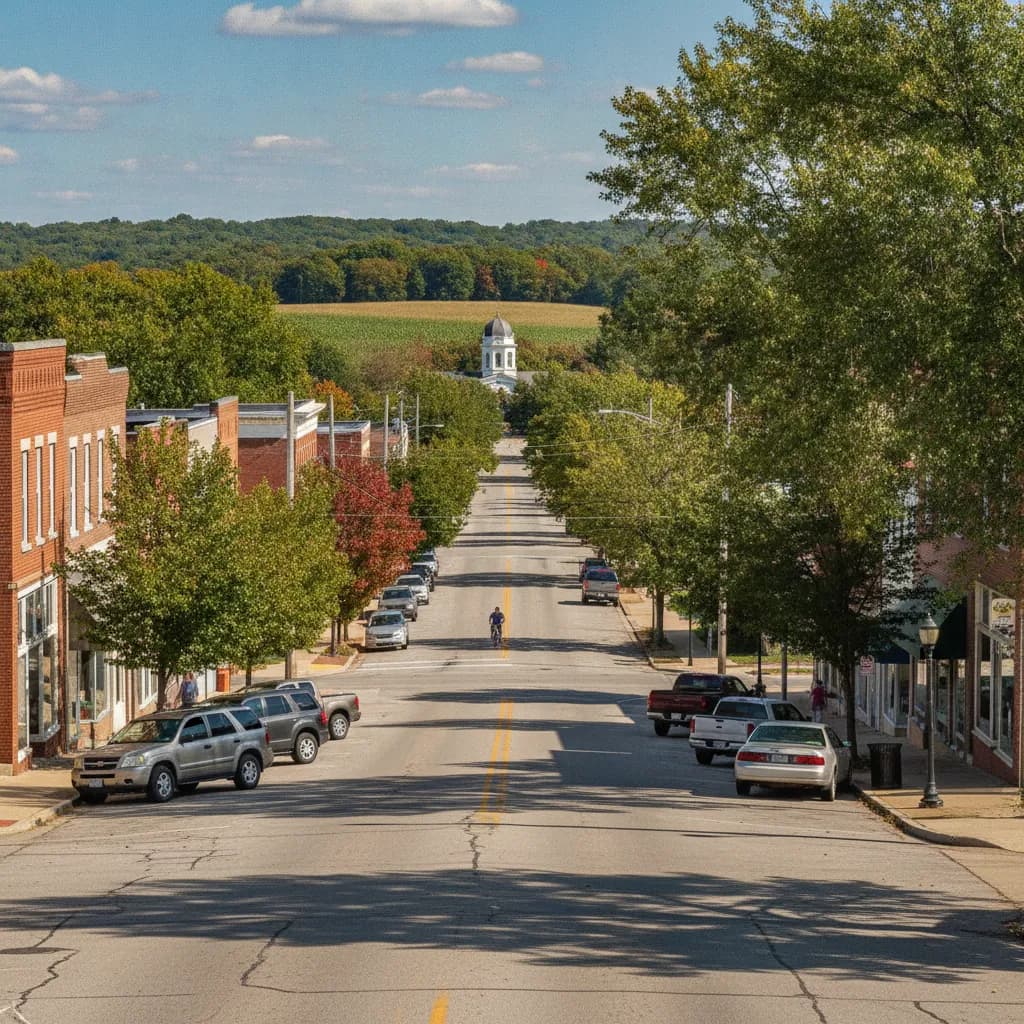 View of Rosewood Heights, IL