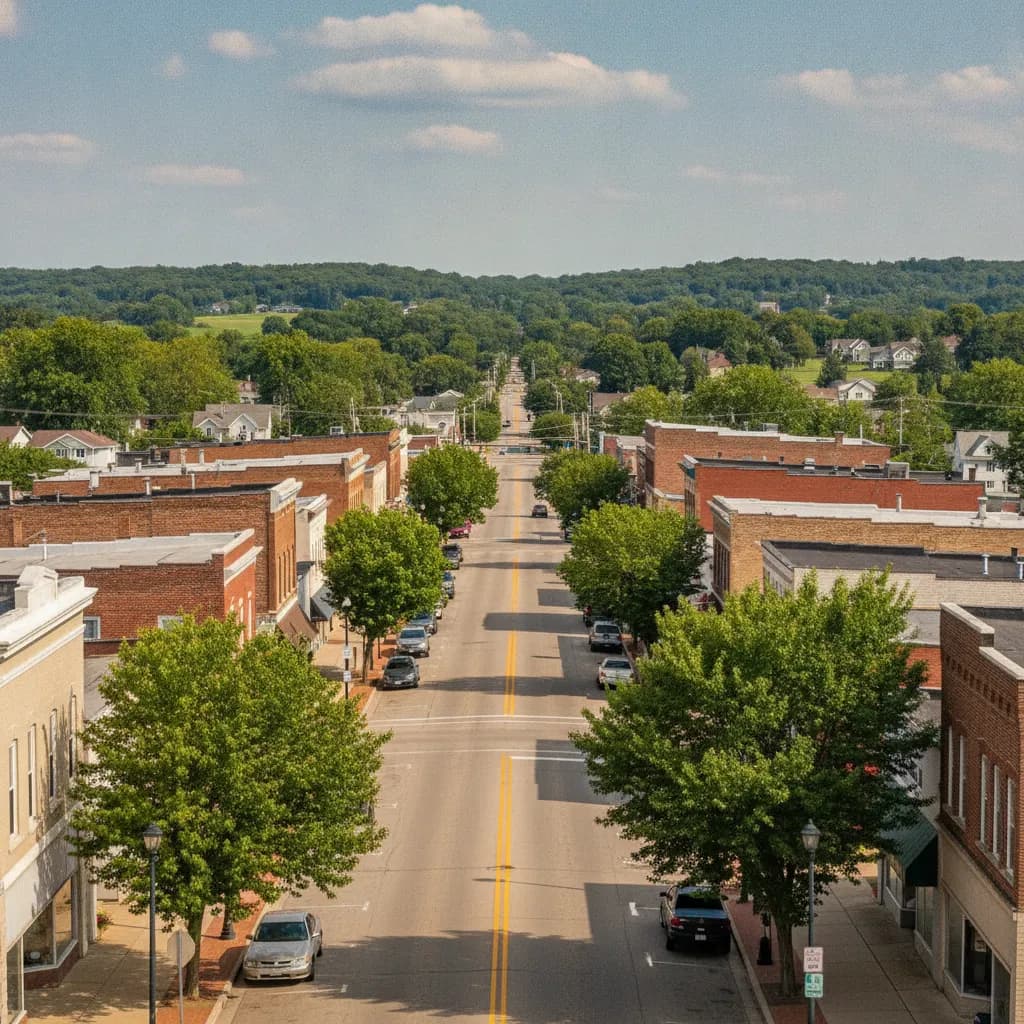 View of Silvis, IL