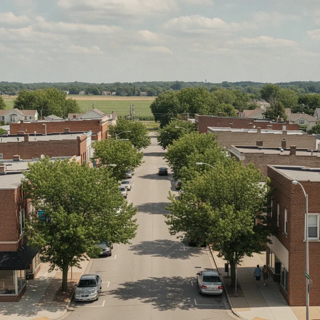 View of South Chicago Heights, IL