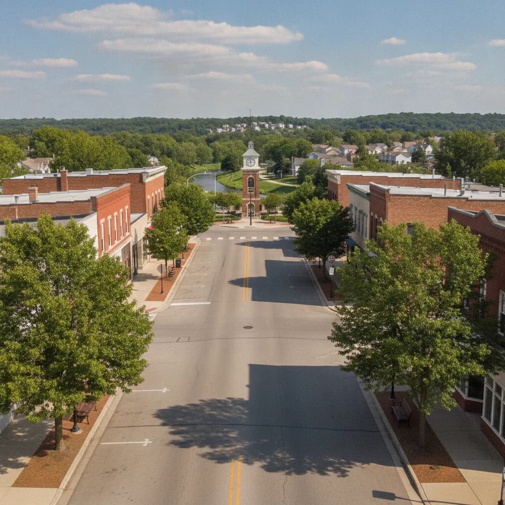 View of South Elgin, IL
