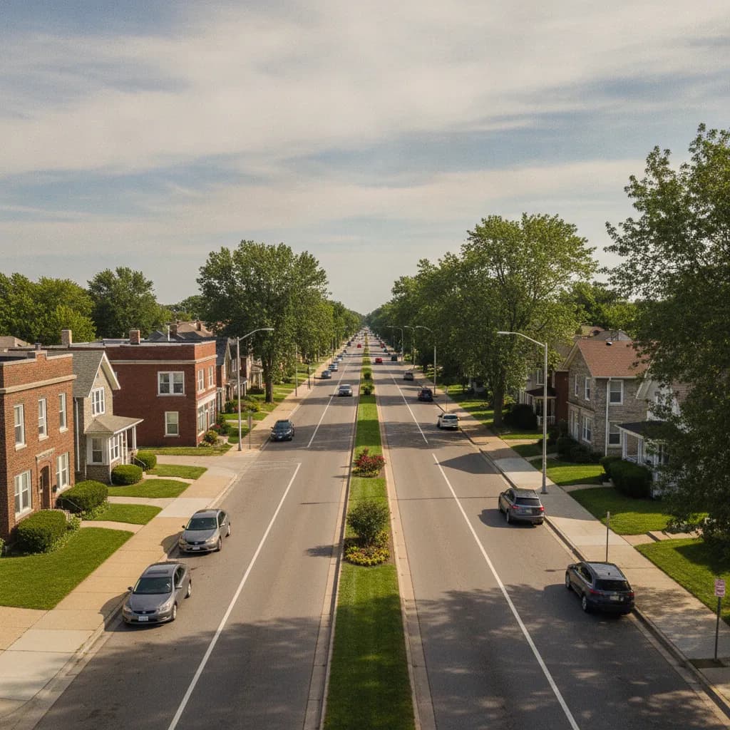 View of South Holland, IL