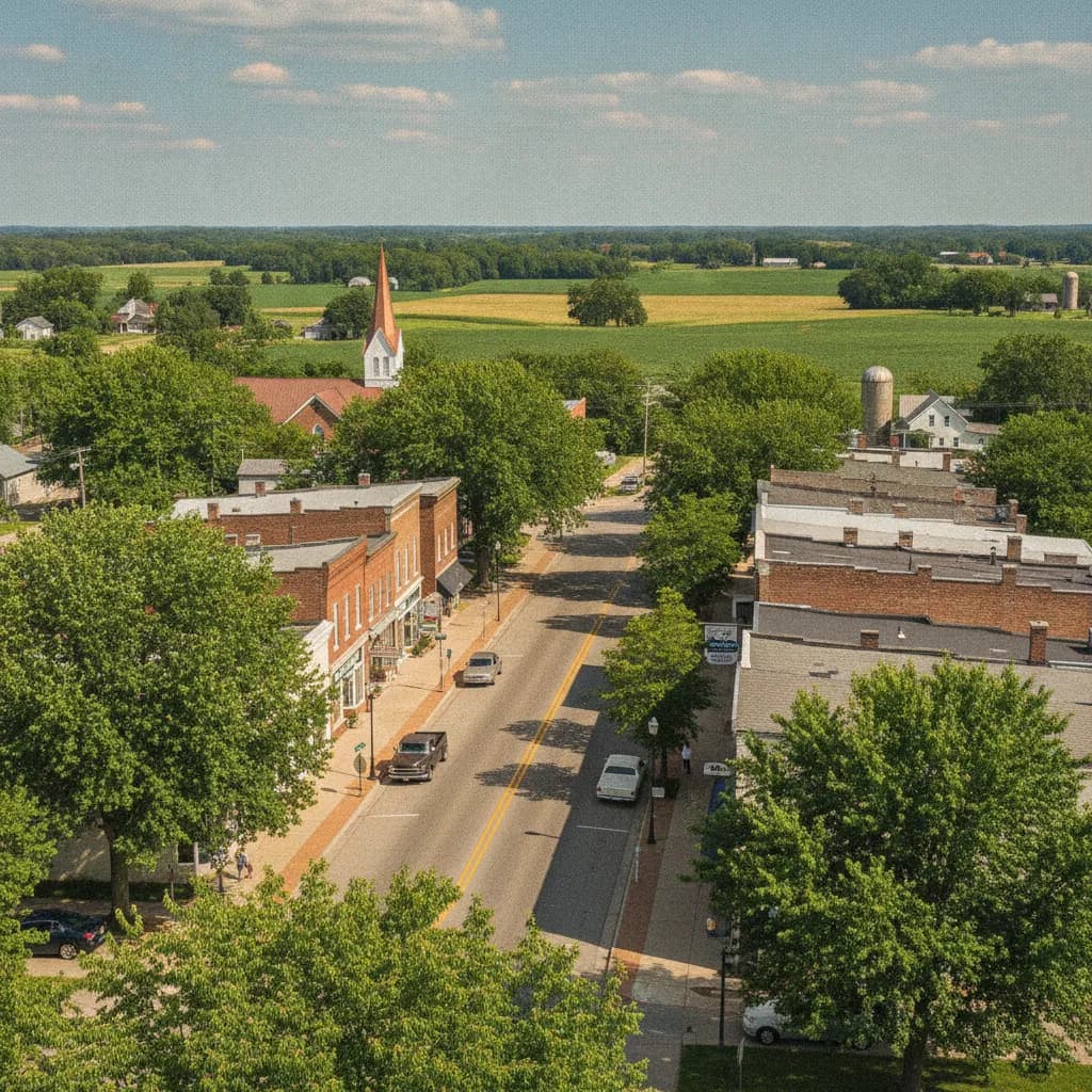 View of St. Joseph, IL