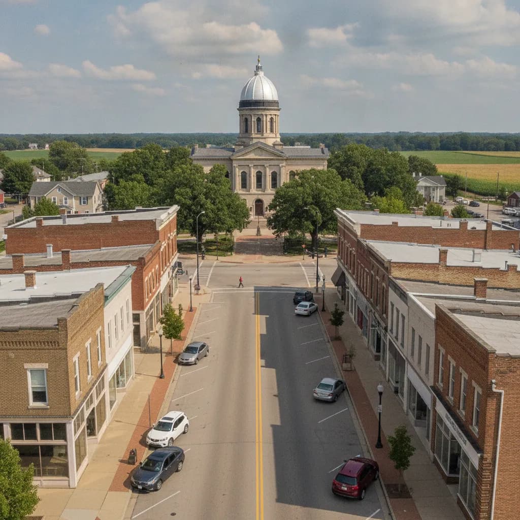 View of Sullivan, IL