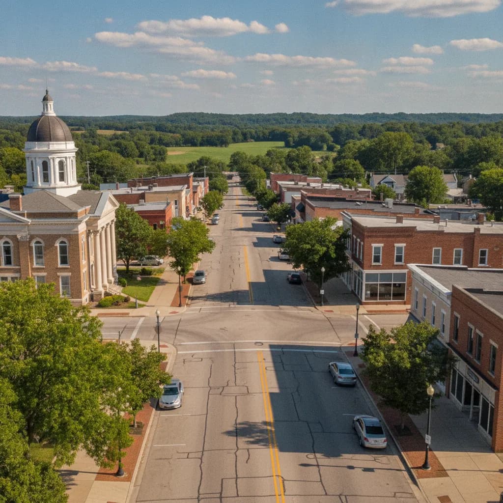 View of Vandalia, IL