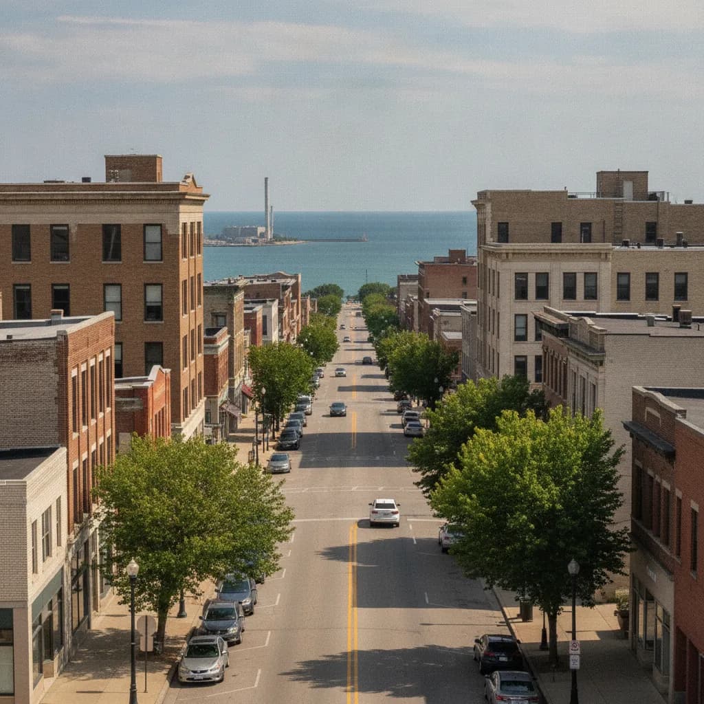 View of Waukegan, IL