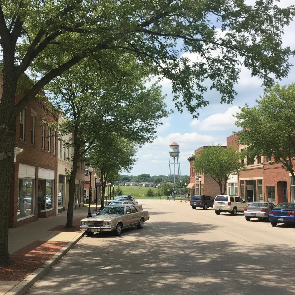 View of West Chicago, IL