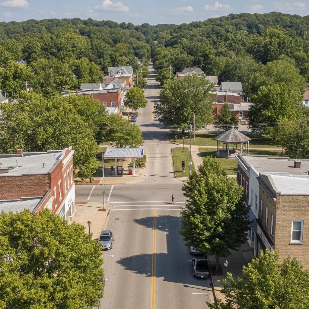 View of West Peoria, IL
