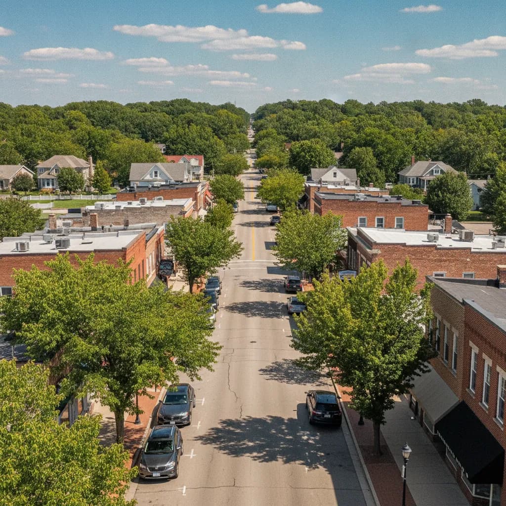 View of Western Springs, IL