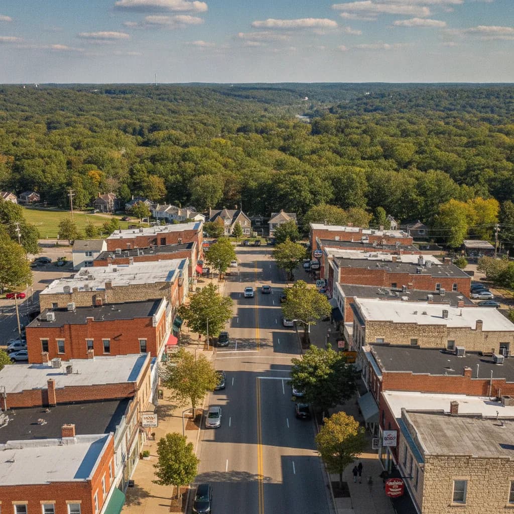 View of Willow Springs, IL