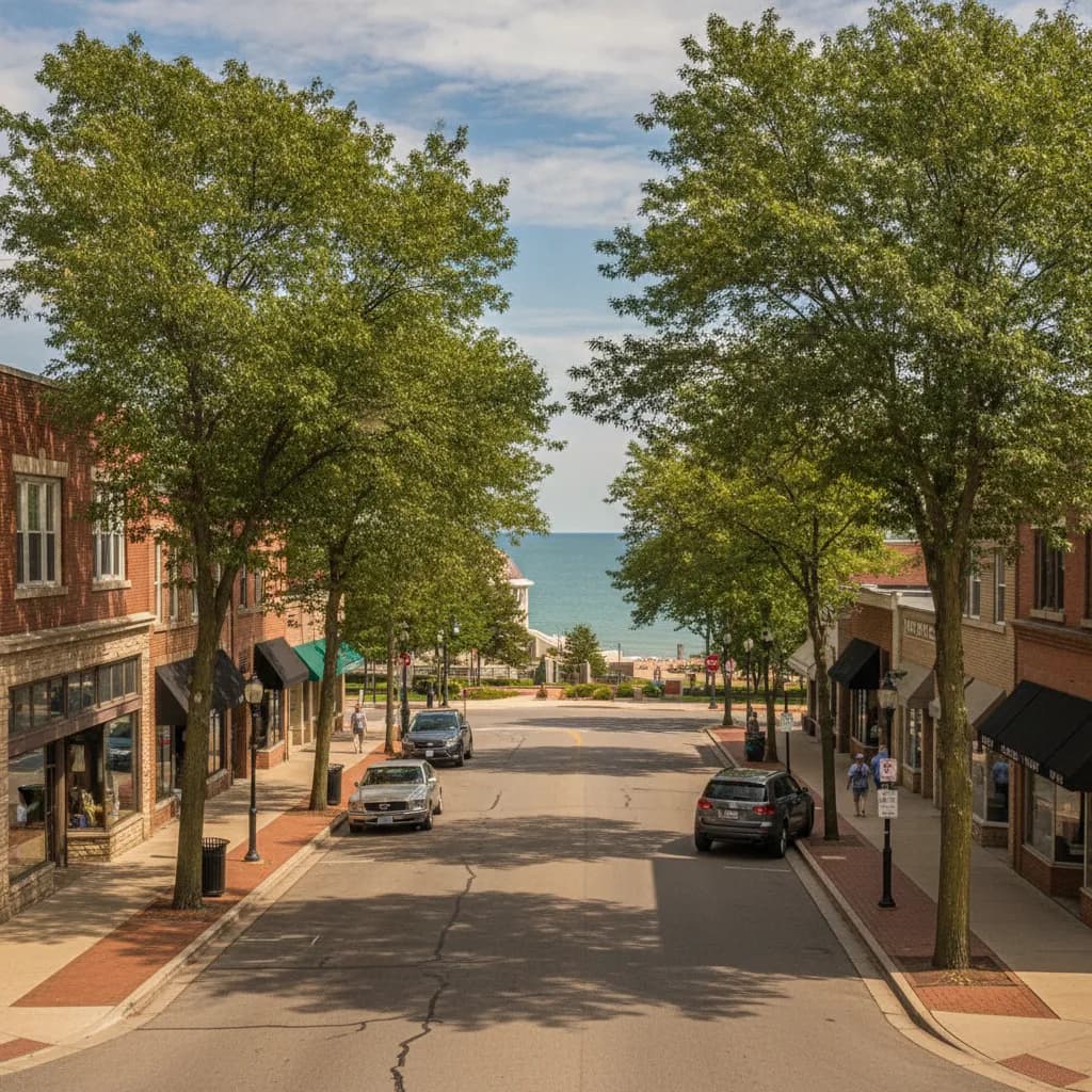 View of Wilmette, IL