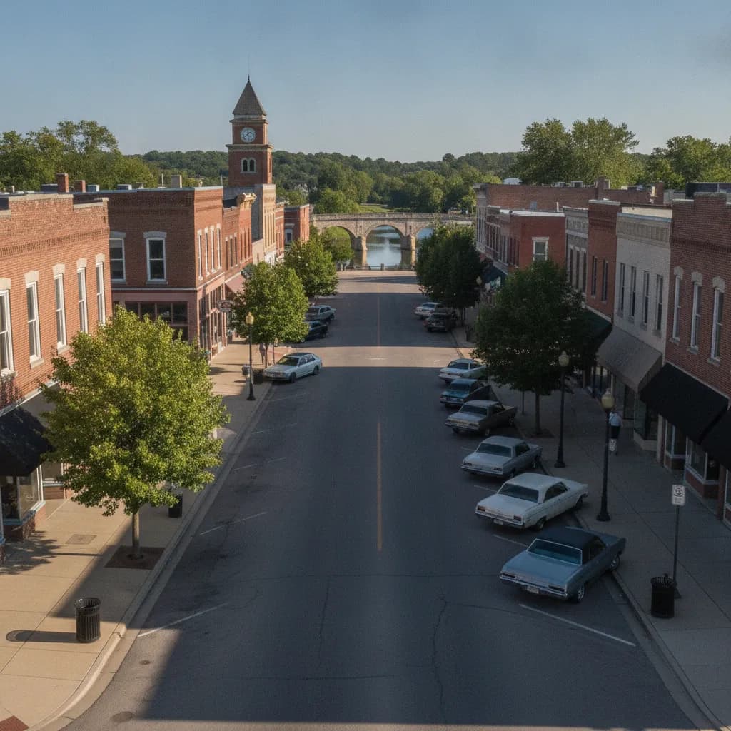 View of Wilmington, IL