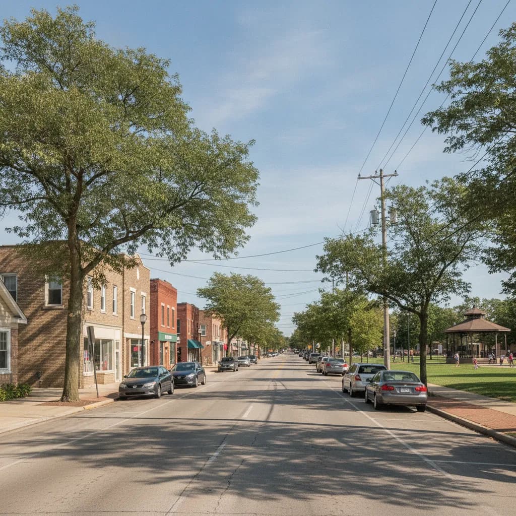View of Worth, IL