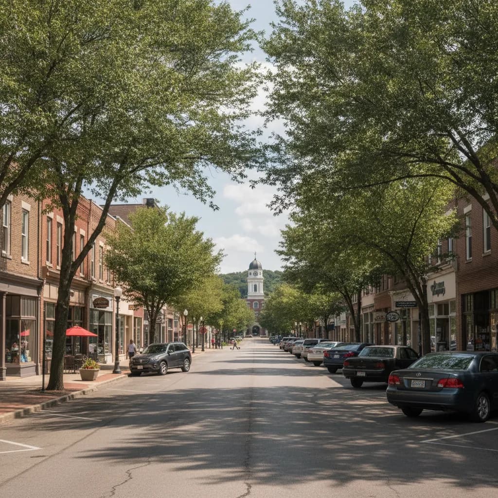 View of Anderson, IN